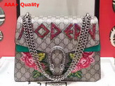 Gucci Dionysus Embroidered Shoulder Bag with Emerald Green Suede Details Modern Sequin Applique Replica