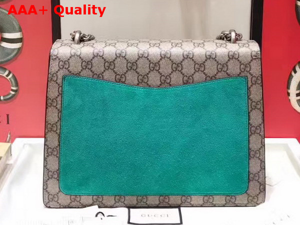 Gucci Dionysus Embroidered Shoulder Bag with Emerald Green Suede Details Modern Sequin Applique Replica