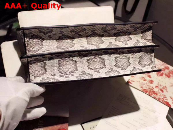 Gucci Dionysus GG Supreme Embroidered Bag with Snakeskin Replica