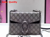 Gucci Dionysus GG Supreme Mini Bag with Black Suede Trim Replica