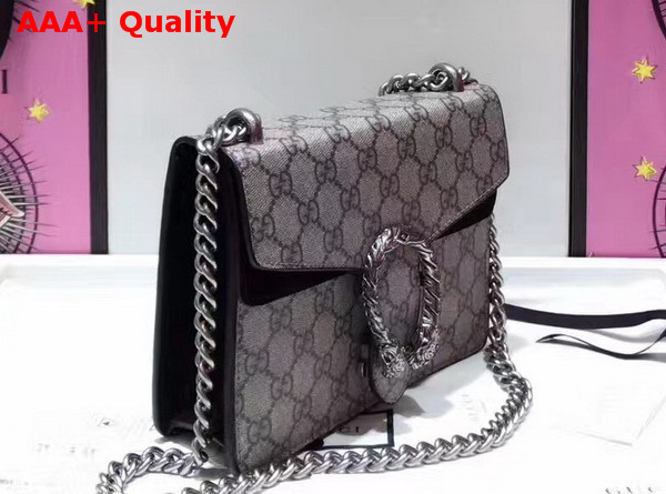 Gucci Dionysus GG Supreme Mini Bag with Black Suede Trim Replica