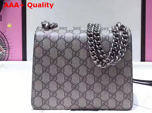 Gucci Dionysus GG Supreme Mini Bag with Taupe Suede Trim Replica