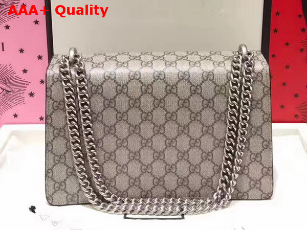 Gucci Dionysus GG Supreme Shoulder Bag with Pink Suede Details Replica