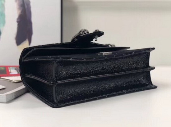 Gucci Dionysus GG Velvet Small Shoulder Bag Black GG Velvet