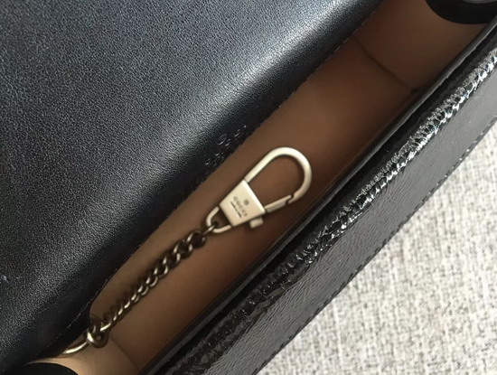 Gucci Dionysus GG Velvet Super Mini Bag in Black