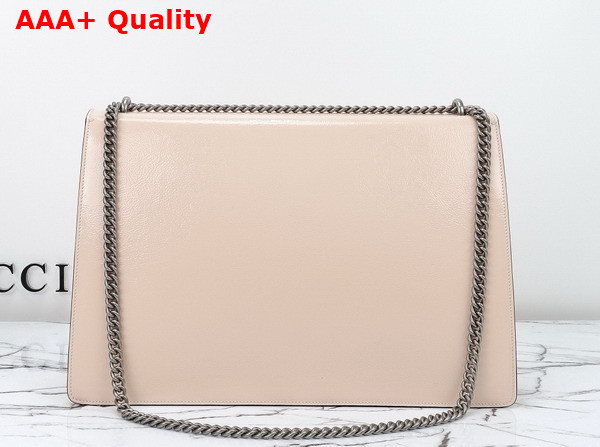 Gucci Dionysus Large Shoulder Bag in Light Grey Patent Leather 795003 Replica