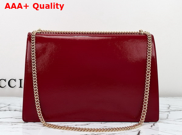 Gucci Dionysus Large Shoulder Bag in Rosso Ancora Patent Leather 795003 Replica