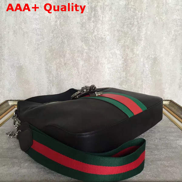 Gucci Dionysus Leather Hobo in Black Real Leather Replica