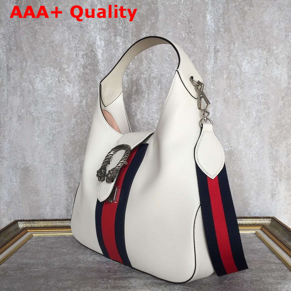 Gucci Dionysus Leather Hobo in White Genuine Leather 446687 Replica