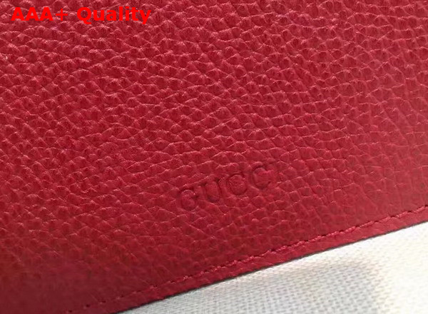 Gucci Dionysus Leather Mini Bag in Red with Crystal Dionysus Buckle Replica