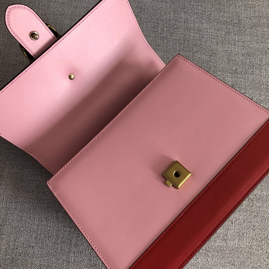 Gucci Dionysus Leather Top Handle Bag Baby Pink