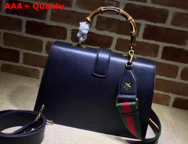 Gucci Dionysus Leather Top Handle Bag in Black Calf Leather Replica