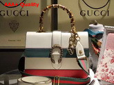 Gucci Dionysus Leather Top Handle Bag in White Replica