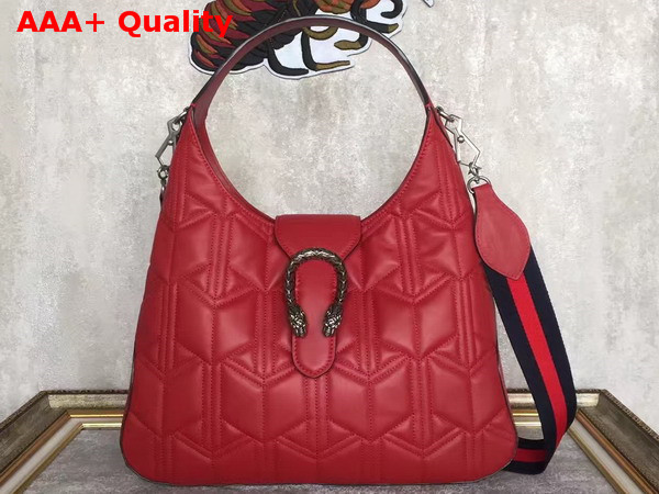 Gucci Dionysus Matelasse Hobo Red Genuine Leather 446687 Replica