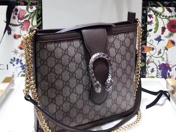 Gucci Dionysus Medium GG Bucket Bag GG Supreme