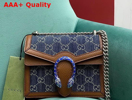 Gucci Dionysus Mini Bag Blue and Ivory GG Denim 421970 Replica