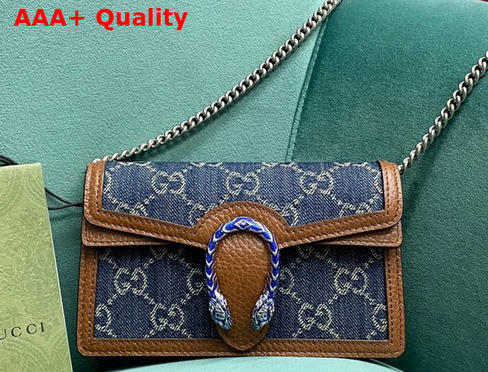 Gucci Dionysus Mini Bag in Blue GG Denim 476432 Replica