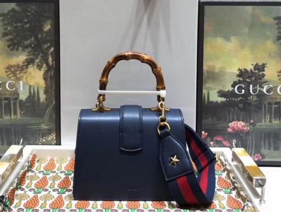 Gucci Dionysus Mini Top Handle Bag Blue Green Red Leather