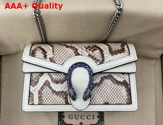 Gucci Dionysus Python Super Mini Bag Natural Color 476432 Replica