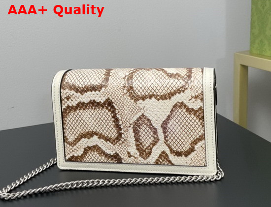 Gucci Dionysus Python Super Mini Bag Natural Color 476432 Replica