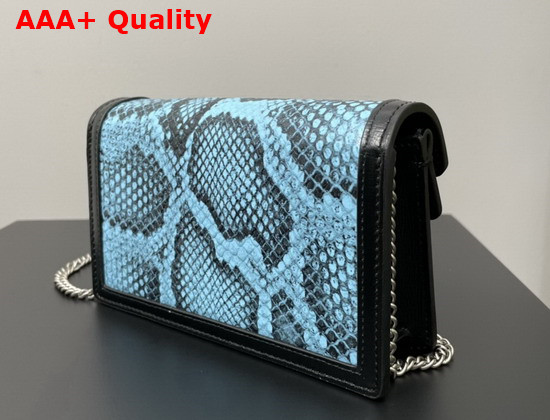 Gucci Dionysus Python Super Mini Bag in Blue 476432 Replica