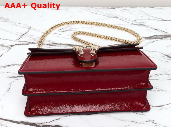 Gucci Dionysus Small Shoulder Bag in Gucci Rosso Ancora Patent Leather 795005 Replica