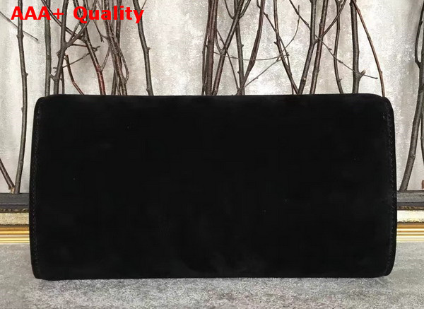 Gucci Dionysus Suede Clutch in Black Suede Leather Replica