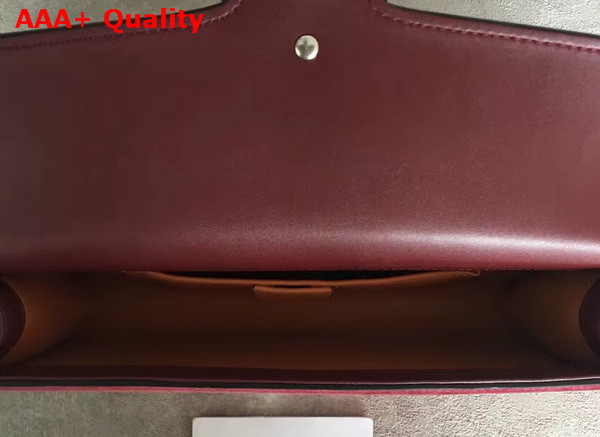 Gucci Dionysus Suede Clutch in Dark Red Suede Leather Replica