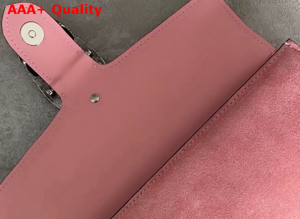 Gucci Dionysus Suede Clutch in Pink Suede Leather Replica