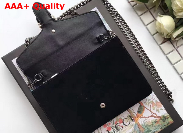 Gucci Dionysus Suede Mini Chain Bag in Black Suede Leather Replica