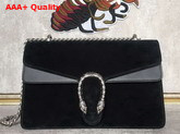 Gucci Dionysus Suede Shoulder Bag Black Replica