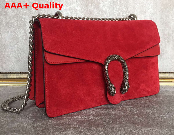 Gucci Dionysus Suede Shoulder Bag Red Replica