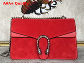 Gucci Dionysus Suede Shoulder Bag Red Replica