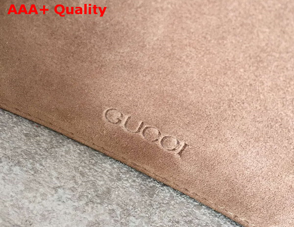 Gucci Dionysus Suede Shoulder Bag Taupe Suede with Taupe Smooth Leather Replica