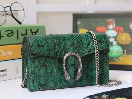 Gucci Dionysus Super Mini Snakeskin Bag Green Snakeskin 476432