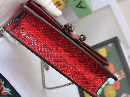 Gucci Dionysus Super Mini Snakeskin Bag Hibiscus Red Snakeskin 476432