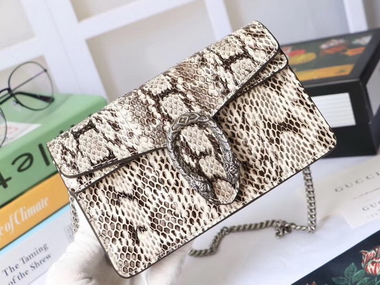 Gucci Dionysus Super Mini Snakeskin Bag Natural Snakeskin 476432