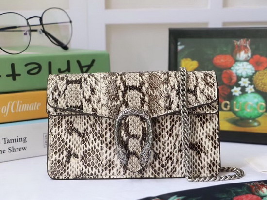 Gucci Dionysus Super Mini Snakeskin Bag Natural Snakeskin 476432