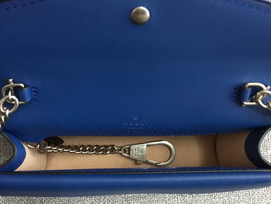 Gucci Dionysus Velvet Super Mini Bag in Blue Velvet