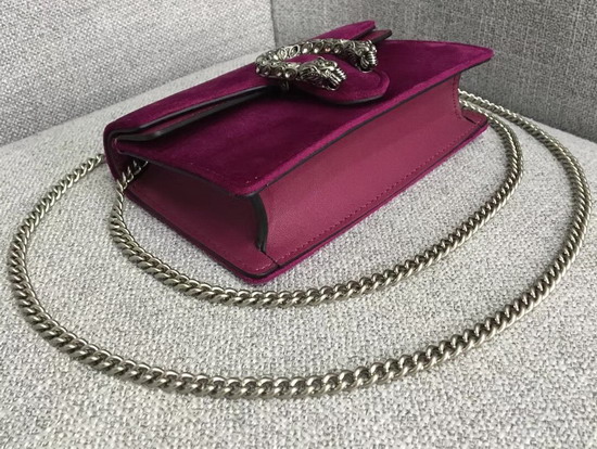 Gucci Dionysus Velvet Super Mini Bag in Fuchsia Velvet