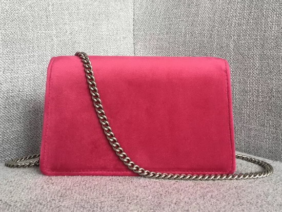 Gucci Dionysus Velvet Super Mini Bag in Pink Velvet