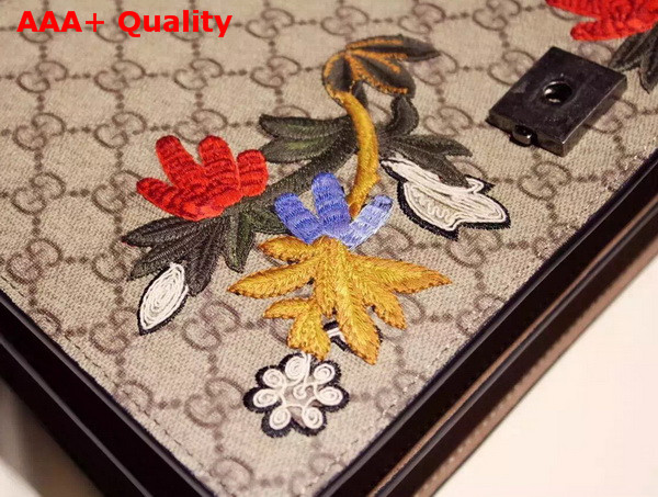 Gucci Dionysus gg Supreme Canvas Bag with Bird and Flowers Medium Size Replica