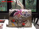 Gucci Dionysus gg Supreme Canvas Bag with Bird and Flowers Medium Size Replica