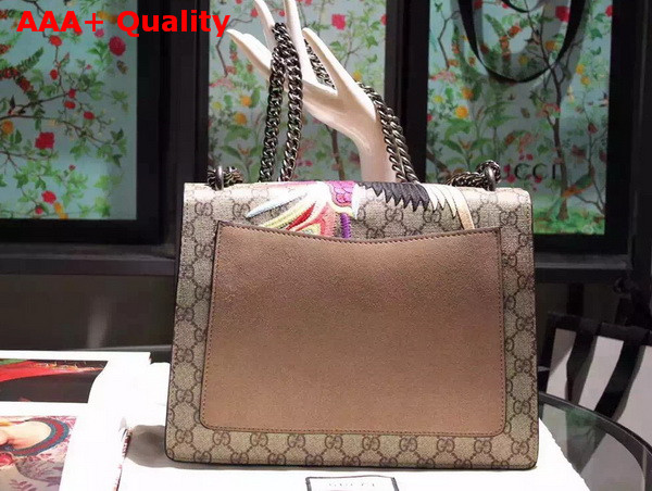 Gucci Dionysus gg Supreme Canvas Bag with Bird and Flowers Medium Size Replica