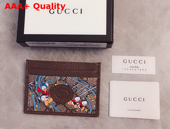 Gucci Disney x Gucci Donald Duck Card Case 647942 Replica