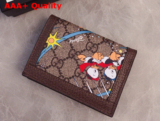 Gucci Disney x Gucci Donald Duck Card Case Wallet 648121 Replica