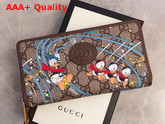 Gucci Disney x Gucci Donald Duck Zip Around Wallet 647940 Replica