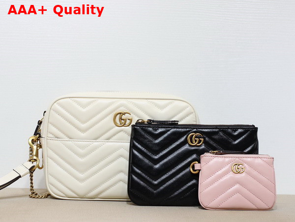 Gucci Double G Multi Use Mini Bag in White 699758 Replica