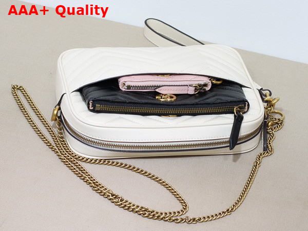 Gucci Double G Multi Use Mini Bag in White 699758 Replica