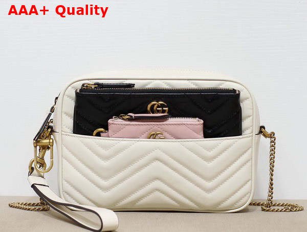 Gucci Double G Multi Use Mini Bag in White 699758 Replica